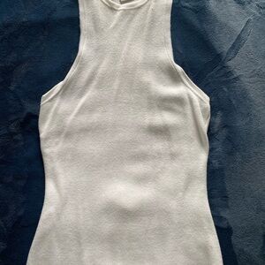 Sleeveless White Women's Top